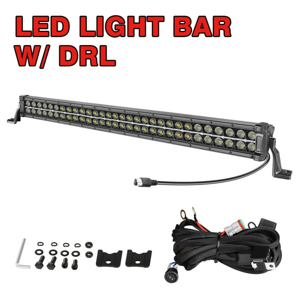 20Inch 126W 5D Lens CREE LED Combo Offroad Driving Light Bar Truck Lamp Wiring